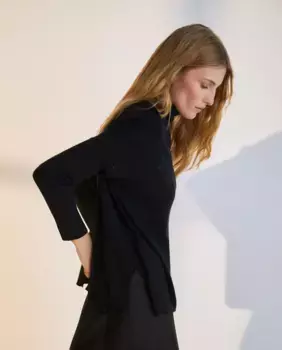 Женская водолазка с люрексовой нитью Woman El Corte Ingls, черный