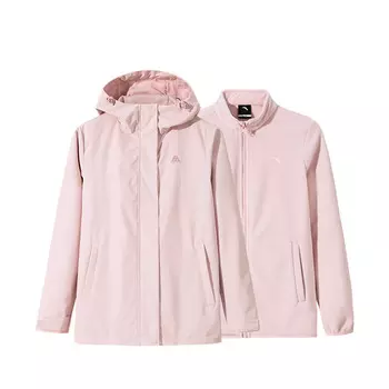 Женская водонепроницаемая и ветрозащитная куртка-ветровка Anta Outdoor Collection, цвет розовый