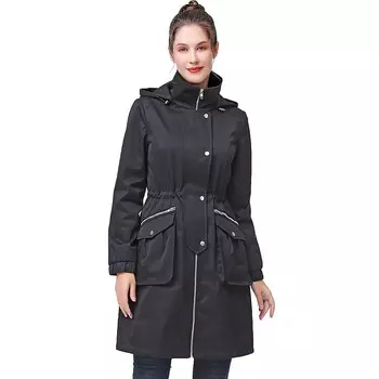 Женская водонепроницаемая куртка-анорак с капюшоном Bgsd Ariah BGSD, черный