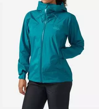 Женская водонепроницаемая куртка Downpour Plus 2.0 в цвете ультрамарин Rab, цвет ultramarine