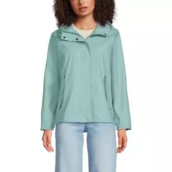 Женская водонепроницаемая куртка-дождевик Squall Lands' End, цвет misty aqua