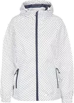 Женская водонепроницаемая куртка в горошек Trespass, белый