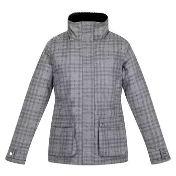 Женская водонепроницаемая куртка в клетку Leighton Storm Grey REGATTA, цвет azul