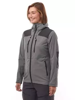 Женская водоотталкивающая куртка Fjell Rohan, серый рок/черный