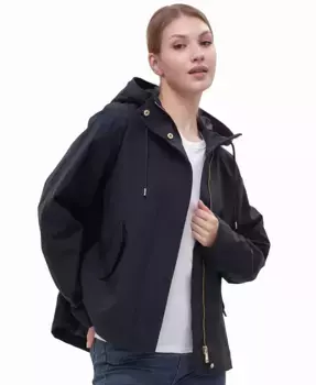 Женская водоотталкивающая куртка с капюшоном Rokka&Rolla, синий