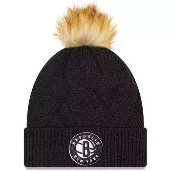 Женская вязаная шапка New Era Brooklyn Nets Snowy