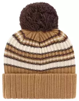 Женская вязаная шапка с манжетами цвета эспрессо '47 New York Jets Espresso