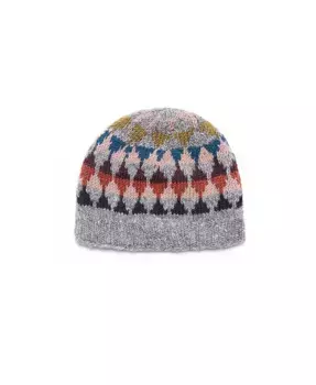 Женская вязаная вручную шерстяная шапка Artisan Jaya Harlequin Feelgoodz, мультиколор
