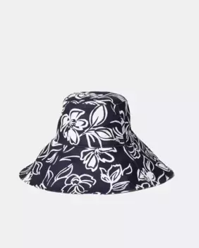 Женская вышитая рыбацкая шапка Lauren Ralph Lauren, тёмно-синий