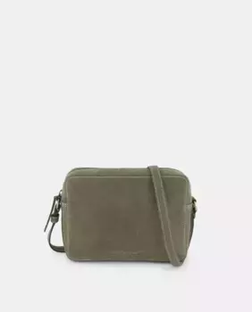 Женская замшевая сумка через плечо Southern Cotton, цвет Verde Fluor