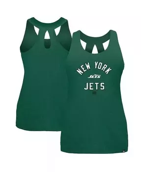Женская зеленая майка New York Jets 2024 NFL Training Camp New Era, зеленый