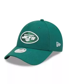 Женская зеленая регулируемая кепка New York Jets Simple 9FORTY New Era, зеленый