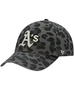 Женская зеленая регулируемая кепка Oakland Athletics Bagheera Clean Up '47 Brand, зеленый