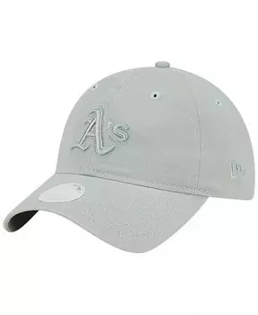 Женская зеленая регулируемая кепка Oakland Athletics Color Pack 9TWENTY New Era, зеленый