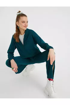 Женская зеленая толстовка Koton, зеленый