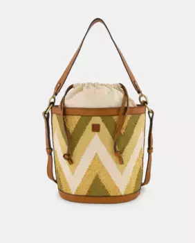 Женская жаккардовая сумка-сэтчел Southern Cotton, бежевый