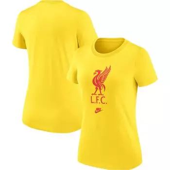 Женская желтая футболка Nike Liverpool Crest Nike