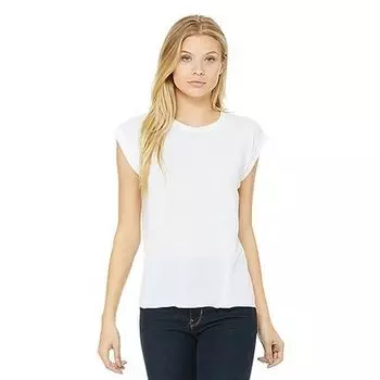 Женская/женская струящаяся футболка Bella + Canvas с мускулистыми мышцами Bella+Canvas