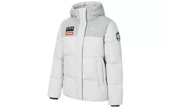 Женская зимняя куртка Anta Variety Training Collection Grass Grey/Pine Gray Green