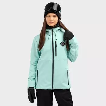 Женская зимняя спортивная сноубордическая куртка для W2-W Senja SIROKO бирюзовая