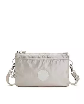 Женская золотая сумка через плечо на молнии Kipling, золотой