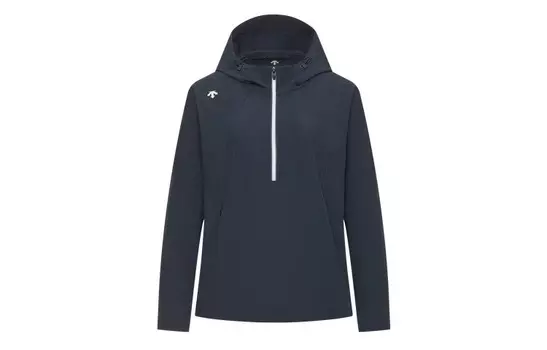 ЖЕНСКАЯ БЕГОВАЯ куртка женская Descente, цвет IB-INK BLACK