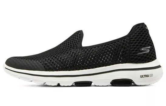 ЖЕНСКАЯ GO WALK Кроссовки для мужчин с низким верхом, черного/белого цвета Skechers