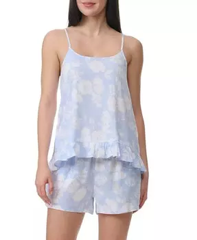 Женские 2 шт. Пижамный комплект-боксер с рюшами на подоле Splendid, мультиколор