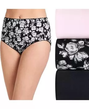 Женские 3 шт. Нижнее белье Promise No Panty Line 1772 Jockey, черный