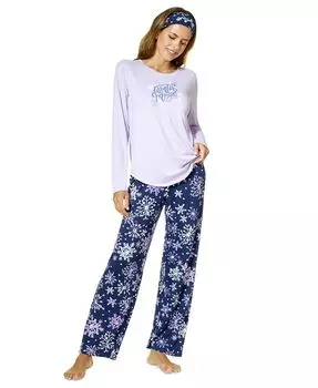 Женские 3 шт. Пижамы и усилители; Набор повязок на голову Hue, цвет Lavendula