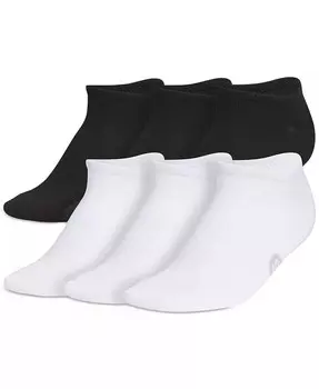 Женские 6-шт. Носки Superlite Classic No Show adidas, черный