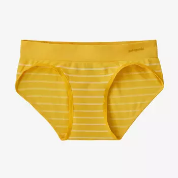 Женские активные трусы Patagonia, цвет Meiners Stripe: Shine Yellow