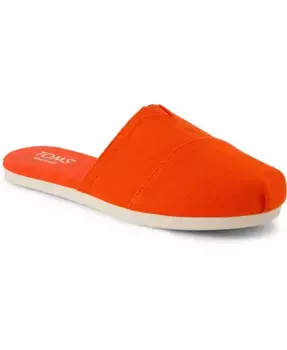 Женские альпаргаты-эспадрильи на плоской подошве без задника TOMS, красный