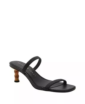 Женские эластичные босоножки Leilei на маленьком каблуке Katy Perry, черный