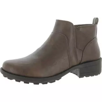 Женские эластичные ботильоны Amiga из искусственной кожи Easy Street, цвет brown/gore