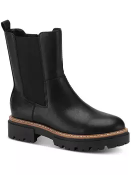 Женские эластичные ботильоны Burklee с боковой молнией Sun + Stone, цвет Black Mc