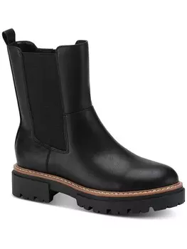 Женские эластичные ботильоны Burklee с боковой молнией Sun + Stone, цвет Black Smooth