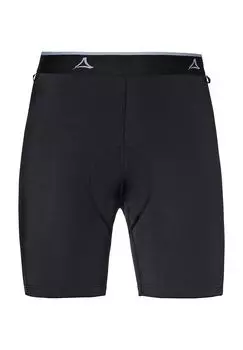 Женские эластичные дышащие велосипедные тайтсы в четырех направлениях Schoffel, черный