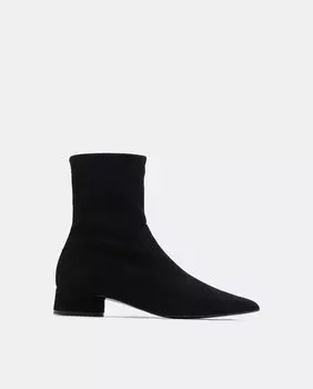 Женские эластичные кожаные ботильоны Lottusse, черный