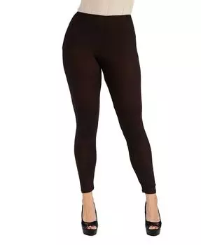 Женские эластичные леггинсы длиной до щиколотки 24seven Comfort Apparel, коричневый