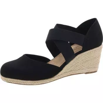 Женские эластичные парусиновые туфли на танкетке Easy Street