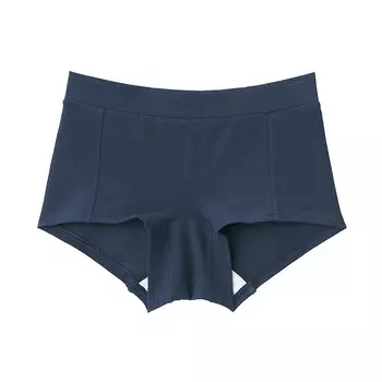 Женские эластичные шорты-боксеры Muji, темно-синий