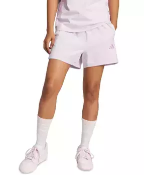 Женские эластичные шорты на кулиске Essential Drawstring Pull-On adidas, фиолетовый