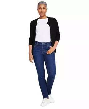 Женские эластичные зауженные джинсы со средней посадкой Style & Co, синий