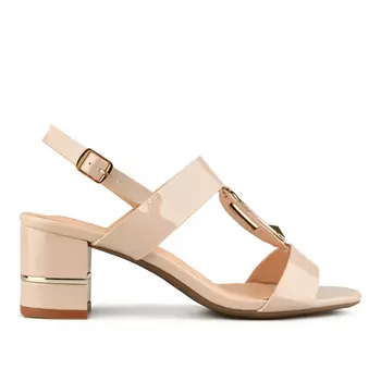 Женские элегантные бежевые босоножки Tendenz