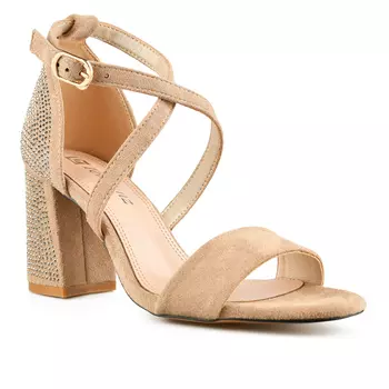 Женские элегантные бежевые босоножки Tendenz