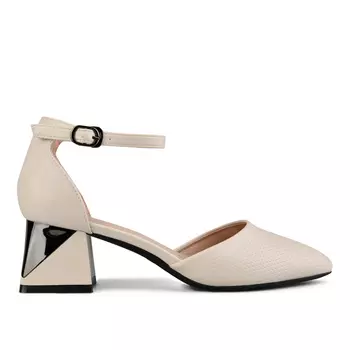 Женские элегантные бежевые босоножки Tendenz