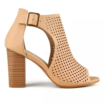 Женские элегантные бежевые босоножки Tendenz