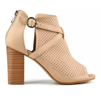 Женские элегантные бежевые босоножки Tendenz