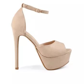 Женские элегантные бежевые босоножки Tendenz